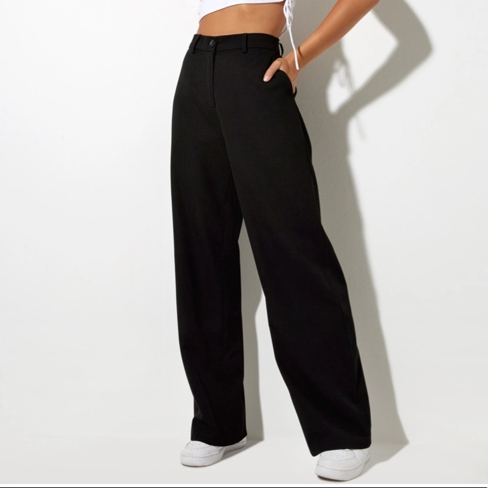 Motel Rocks Sakila Trousers Black